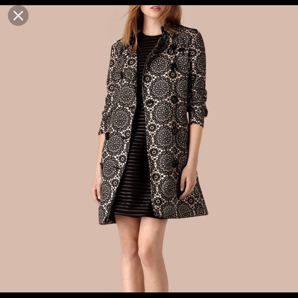 Burberry Silk Kensington Ladies Trench size 4